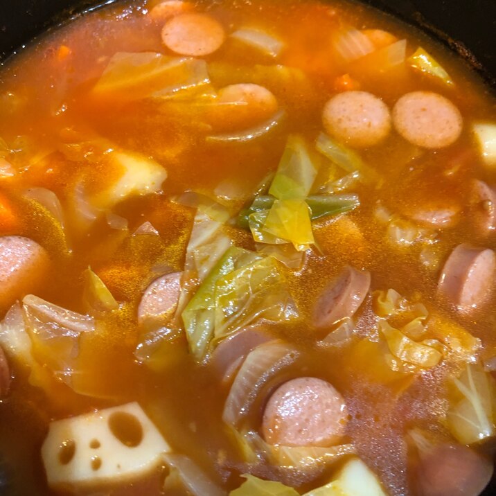トマト中華スープ
